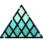 Louvre pyramid icon 64x64