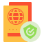 Travel insurance icon 64x64
