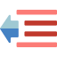 Align left Symbol 64x64