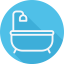 Bath tub ícone 64x64