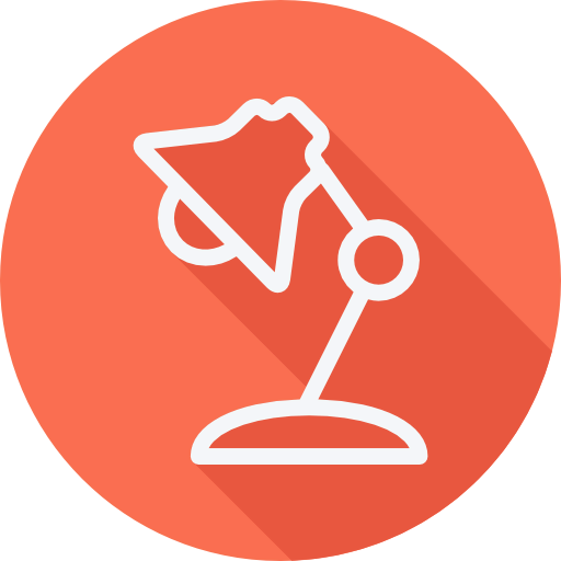 Table lamp icon