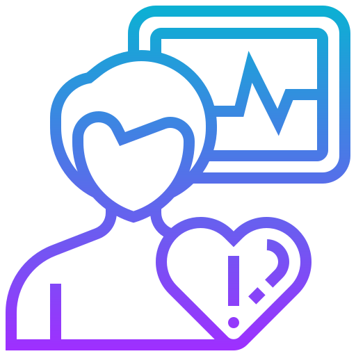 Heart problem icon