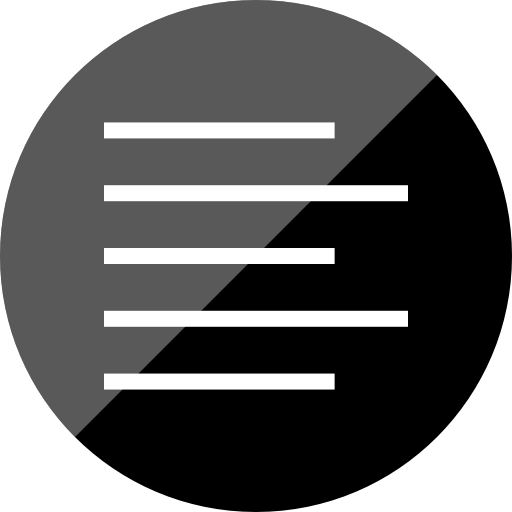 Left alignment icon