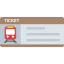 Train ticket icon 64x64