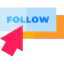 Follow icon 64x64