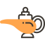 Oil lamp icon 64x64