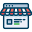 Online shop icon 64x64