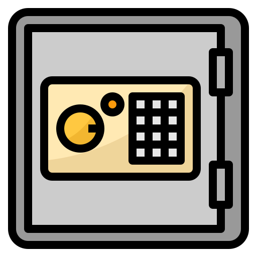 Safe box icon