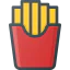 French fries icon 64x64