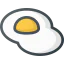 Жаренное яйцо иконка 64x64