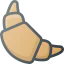 Croissant icon 64x64