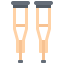 Crutches icon 64x64