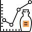 Line chart icon 64x64