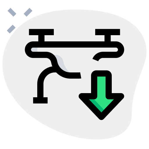 Downwards icon