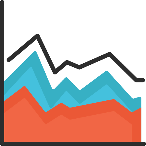 Line chart icon
