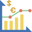 Bar chart icon 64x64