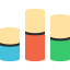 Bar chart icon 64x64