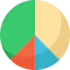 Pie chart icon 64x64