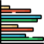 Bar chart icon 64x64