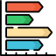 Bar chart icon 64x64