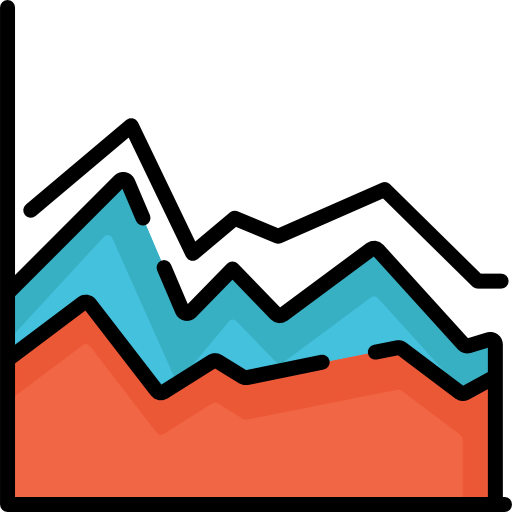 Line chart icon