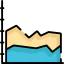 Line chart icon 64x64