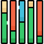 Bar chart icon 64x64