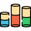 Bar chart icon 64x64