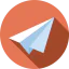 Paper plane icon 64x64