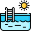Swimming pool icon 64x64