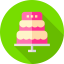 Wedding cake icon 64x64