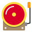 School bell icon 64x64