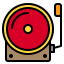 School bell icon 64x64