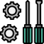 Cogwheels Symbol 64x64