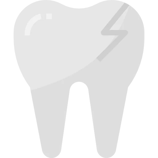 Broken tooth icon