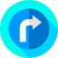 Turn right icon 64x64