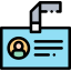 Identity card icon 64x64