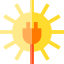 Sun energy icon 64x64