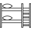 Bunk bed 图标 64x64