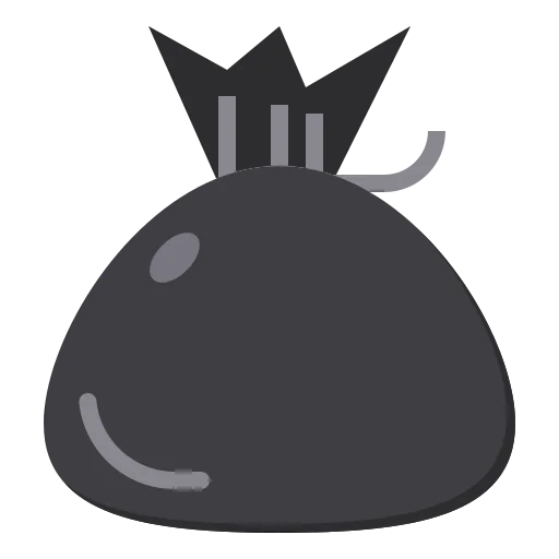 Garbage bag icon