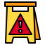 Wet floor icon 64x64