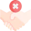 No handshake ícono 64x64