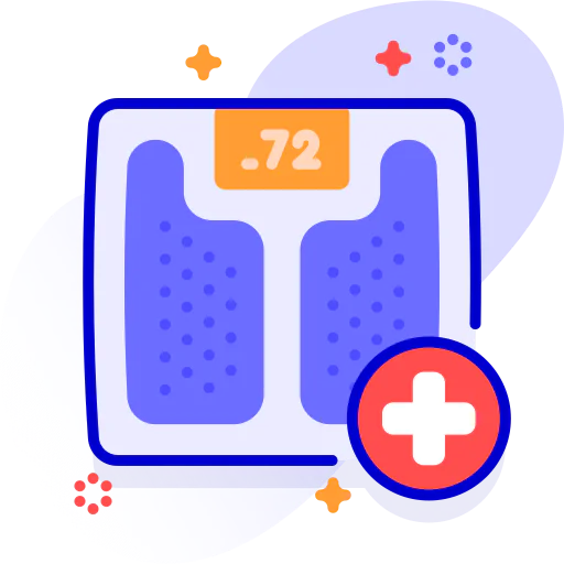 Weight scale icon
