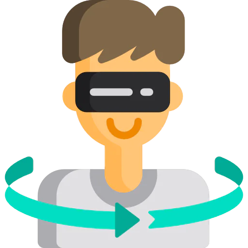 Virtual reality icon