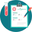 Medical history icon 64x64