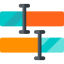 Bar chart icon 64x64