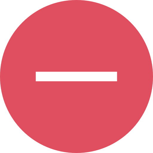 Negative icon