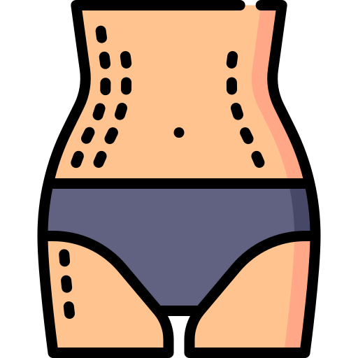 Stretch marks icon