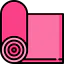 Yoga mat icon 64x64