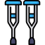 Crutches icon 64x64